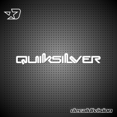 Quiksilver Lettering Sticker